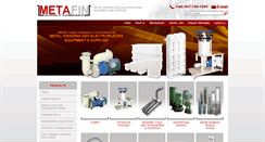 Desktop Screenshot of metafinsupply.com